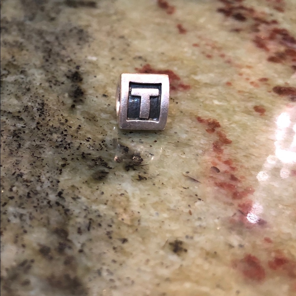 Pandora initial “T” charm